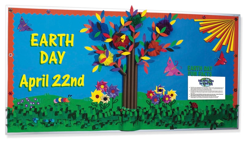 Fadeless Bulletin Board Paper, Fade-Resistant Paper for Classroom Decor, 24â€ x 60â€™, Azure, 1 Roll - Image 3